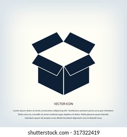 box icon ,Vector Illustration