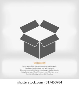 box icon ,Vector Illustration