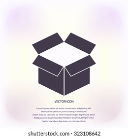 box icon ,Vector Illustration