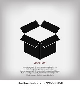 box icon ,Vector Illustration