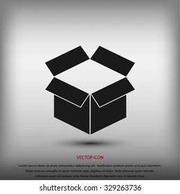 box icon ,Vector Illustration