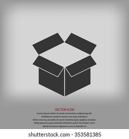 box icon ,Vector Illustration