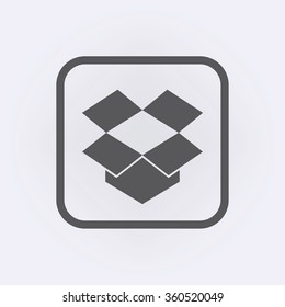 Box icon . Vector illustration