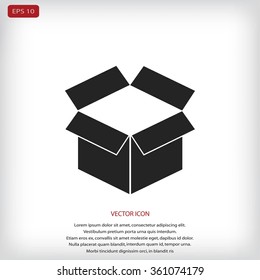 box icon ,Vector Illustration