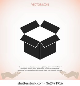 box icon ,Vector Illustration