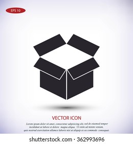 box icon ,Vector Illustration