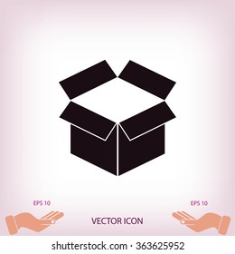 box icon ,Vector Illustration