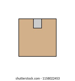 Box icon, vector illustration design. Logistics collection.