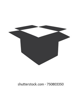 Box icon, vector illustration design. Christmas collection.