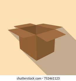 Box icon, vector illustration design. Christmas collection.