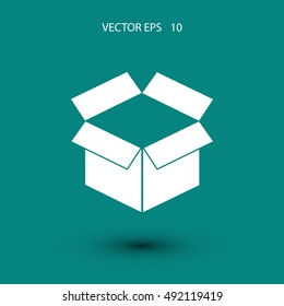 box icon ,Vector Illustration, flat design best vector icon