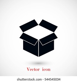 box icon ,Vector Illustration, flat design best vector icon