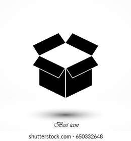 box icon ,Vector Illustration, flat design best vector icon