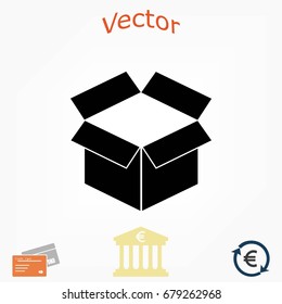 box icon ,Vector Illustration, flat design best vector icon
