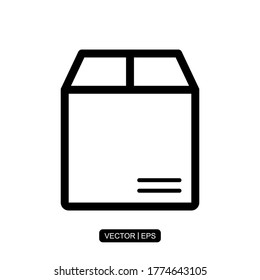 Box icon vector illustration logo template for many purpose.