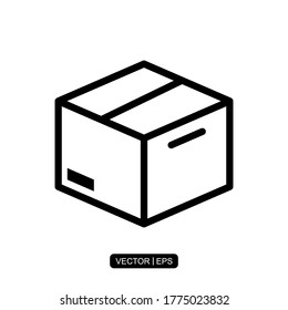 Box icon vector illustration logo template for many purpose.