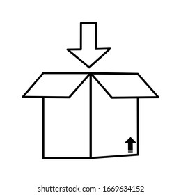 box icon vector illustration sign design