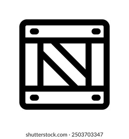 box icon. vector line icon for your website, mobile, presentation, and logo design.