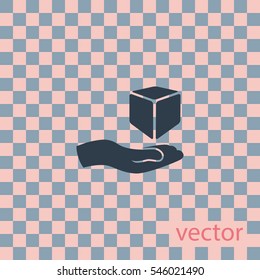 Box icon, vector logo