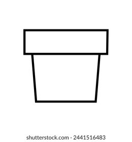 Box icon vector. Package illustration sign. Carton symbol or logo.