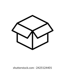 Box icon vector. box vector icon, package, parcel