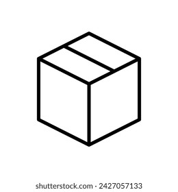 Box icon vector. box vector icon, package, parcel