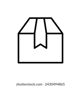 Box icon vector. box vector icon, package, parcel