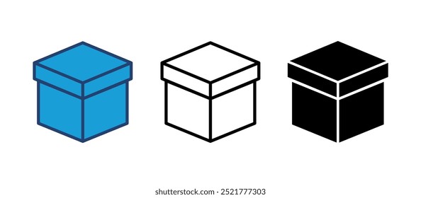 Box icon vector. box vector icon, package, parcel