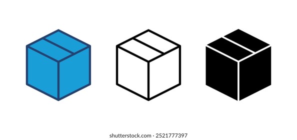 Kastensymbol, Vektor. Feld, Vektorsymbol, Paket, Paket