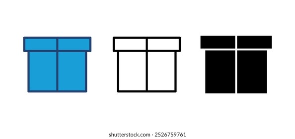 Kastensymbol, Vektor. Feld, Vektorsymbol, Paket, Paket