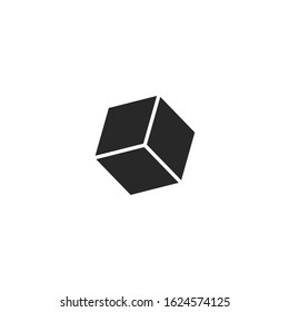 Box Icon vector sign isolated for graphic and web design. Box symbol template color editable on white background.