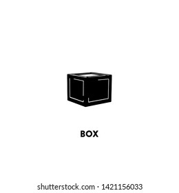 box icon vector. box sign on white background. box icon for web and app