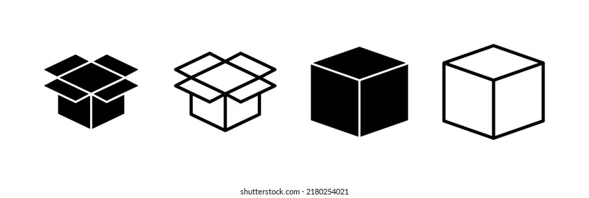 Box icon vector. box sign and symbol, parcel, package