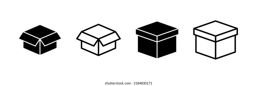 Box icon vector. box sign and symbol, parcel, package