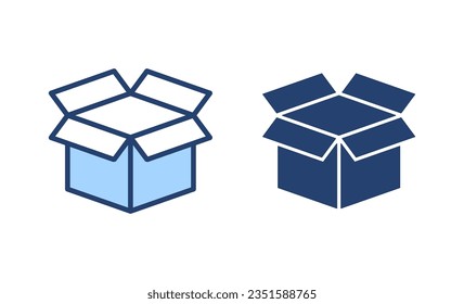 Box icon vector. box sign and symbol, parcel, package