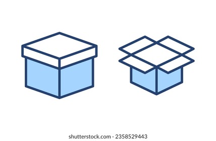 Box icon vector. box sign and symbol, parcel, package