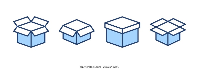 Box icon vector. box sign and symbol, parcel, package