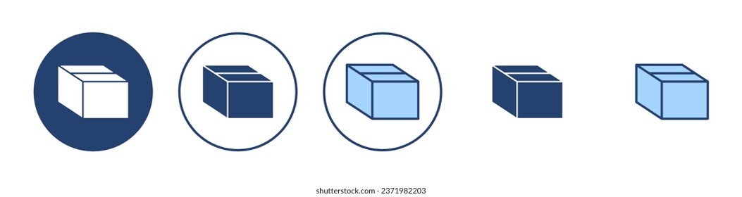 Box icon vector. box sign and symbol, parcel, package