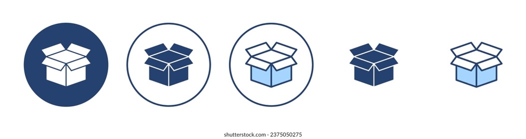 Box icon vector. box sign and symbol, parcel, package