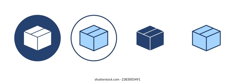 Box icon vector. box sign and symbol, parcel, package