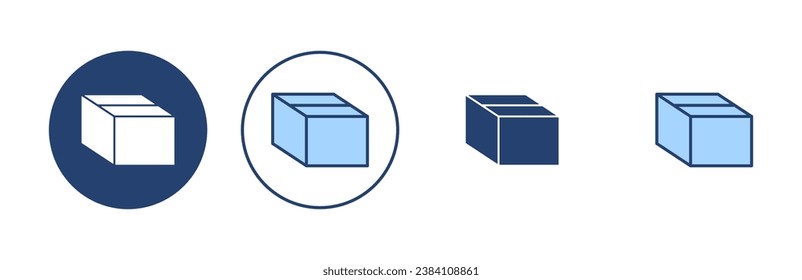 Box icon vector. box sign and symbol, parcel, package