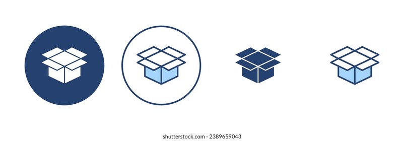 Box icon vector. box sign and symbol, parcel, package