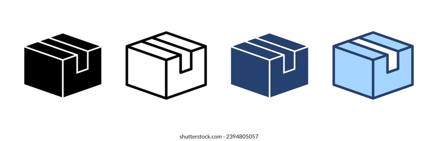 Box icon vector. box sign and symbol, parcel, package