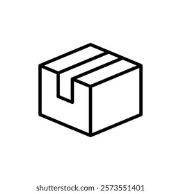 Box icon vector. box sign and symbol, parcel, package