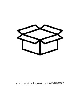 Box icon vector. box sign and symbol, parcel, package