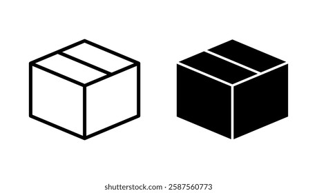 Box icon vector. box sign and symbol, parcel, package