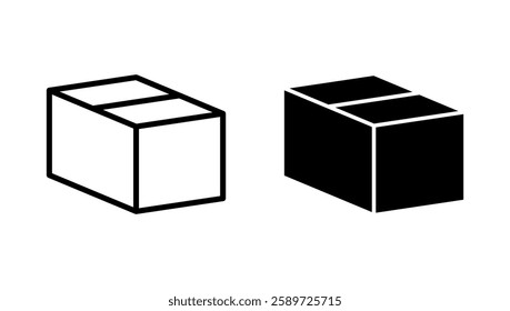 Box icon vector. box sign and symbol, parcel, package
