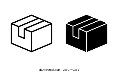 Box icon vector. box sign and symbol, parcel, package