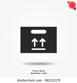 Box icon vector symbol