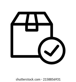 Box Icon Vector Symbol Design Illustration